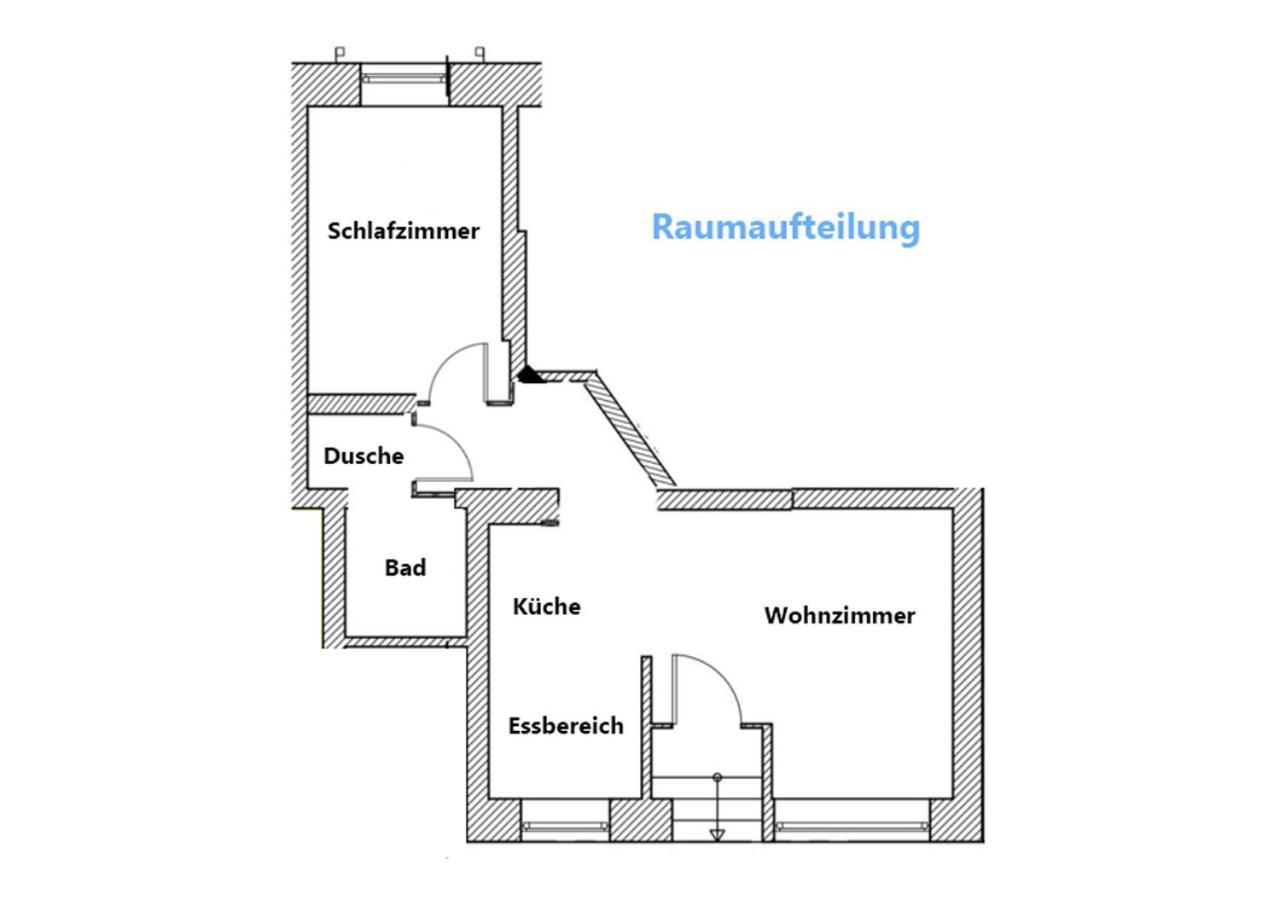 Lejlighed Stylisches 2-zimmer Ambient In Alsternaehe Mit Kingsize-bett & Schlafsofa